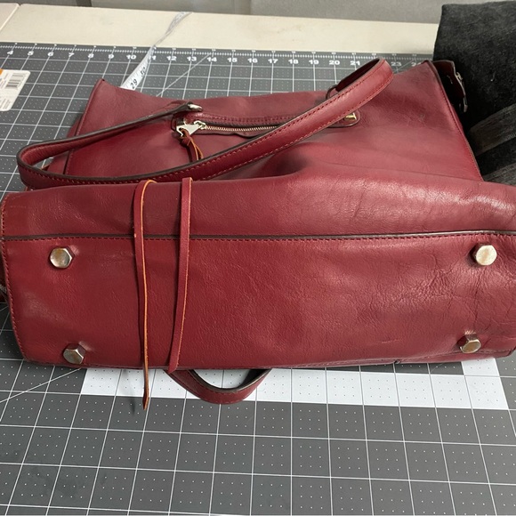 Rebecca Minkoff Large Red Leather Tote - Picture 11 of 12